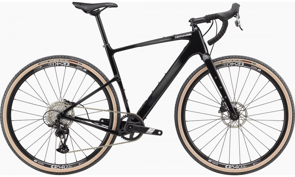 Велосипед Cannondale Topstone Carbon Apex 1 black tint carbon - 1