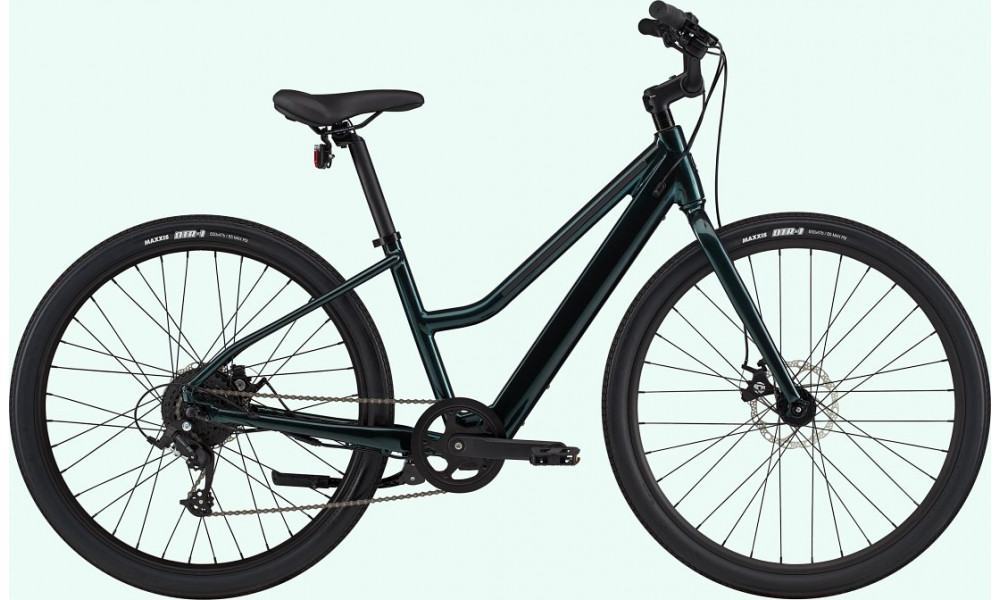 E-bike Cannondale Treadwell Neo 2 Remixte gunmetal green with fine silver - 1