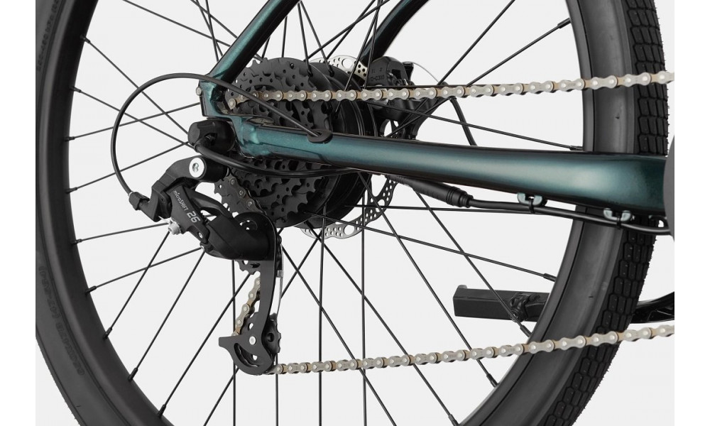 Электрический велосипед Cannondale Treadwell Neo 2 Remixte gunmetal green with fine silver - 5