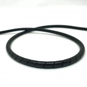 Spiral cable wrap Capgo BL ID 4.8mm OD 6mm Black 2m