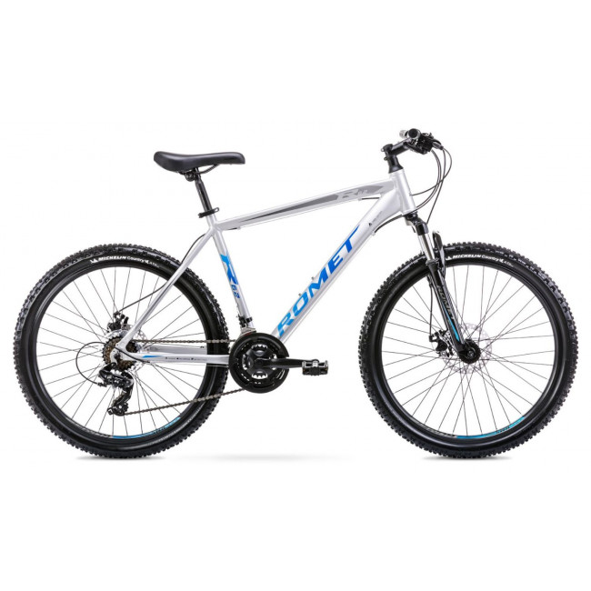 Bicycle Romet Rambler R6.2 26" 2022 silver-blue
