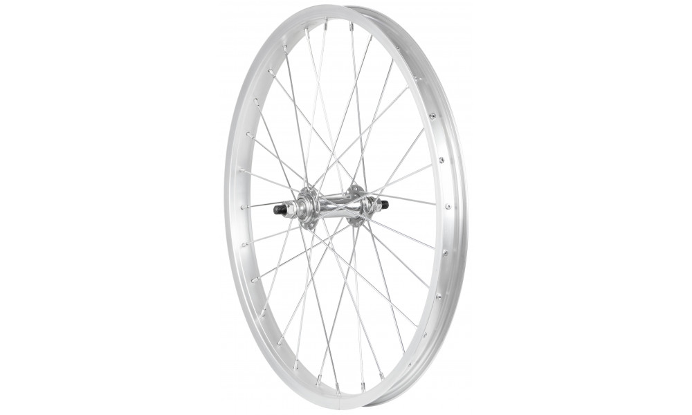 Переднее колесо 20" steel hub, Remerx singlewall rim 28H 