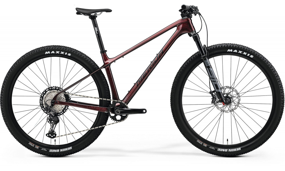 Bicycle Merida Big.Nine XT III1 burgundy red(black-silver) 