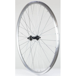 Переднее колесо 28" alloy hub, DoubleWall silver rim