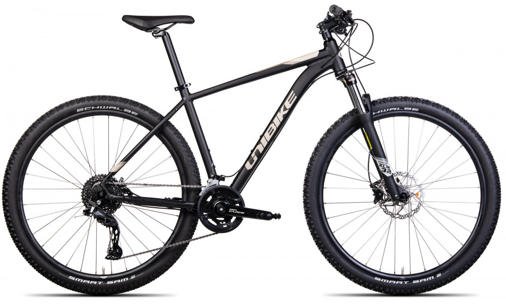 Велосипед Unibike Fusion 29 2024 black-17" 