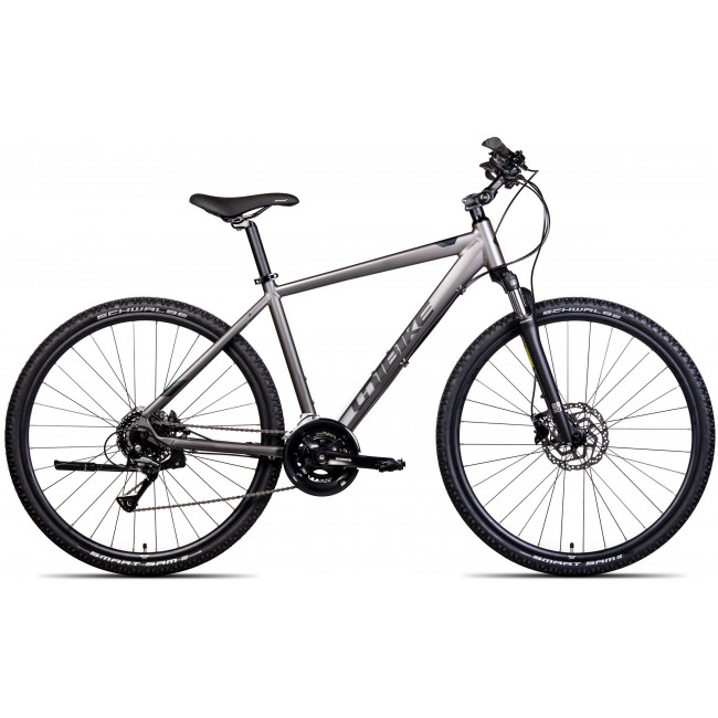 Велосипед Unibike Flash GTS 2024 graphite-17"