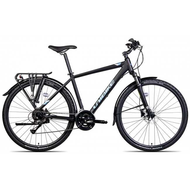 Велосипед Unibike Flash EQ GTS 2024 black-17"