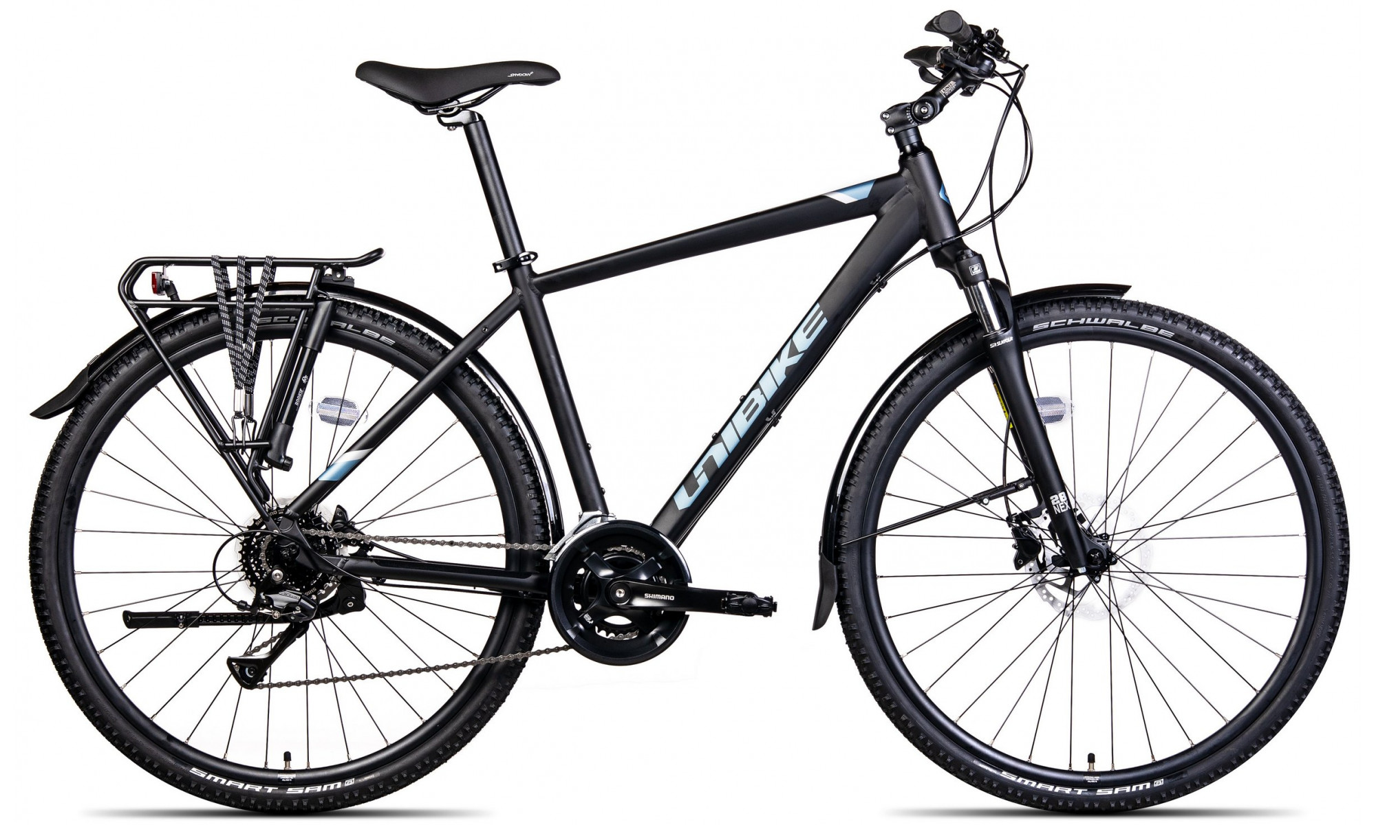 Велосипед Unibike Flash EQ GTS 2024 black-17" 