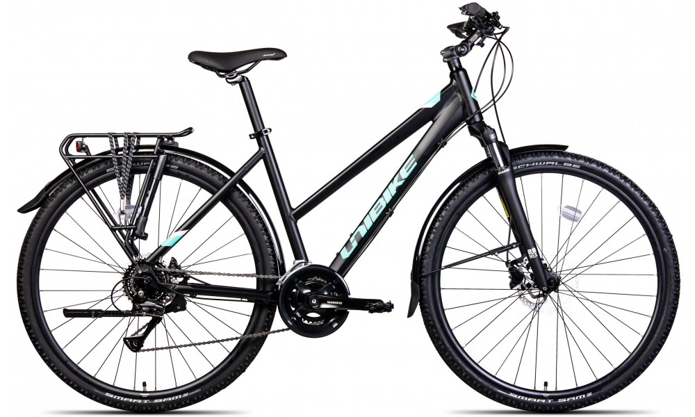 Велосипед Unibike Flash EQ LDS 2024 black-17" 