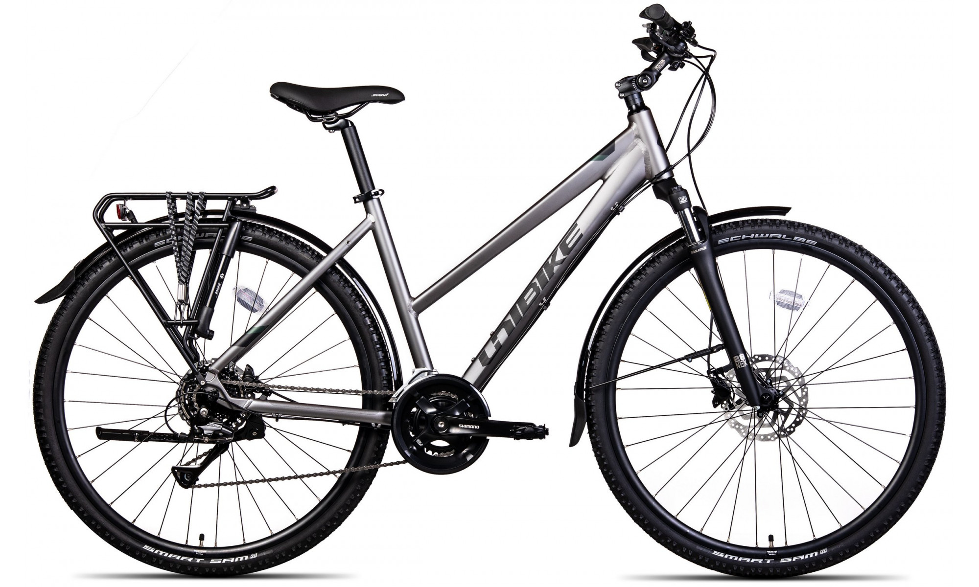 Велосипед Unibike Flash EQ LDS 2024 graphite-17" 