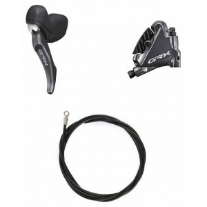 Дисковые гидравлические тормоза передниe Shimano GRX BL-RX810 (L) + BR-RX810 (F)