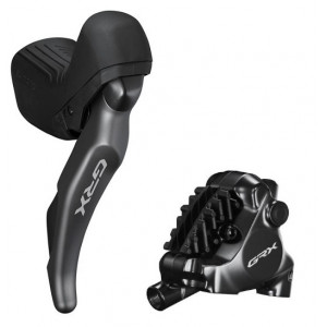 Дисковые гидравлические тормоза задниe Shimano GRX ST-RX825 (R) + BR-RX820 (R)