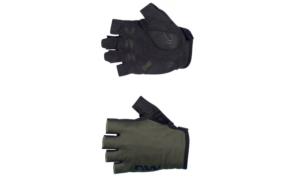 Gloves Northwave Active Short green forest-black - 1