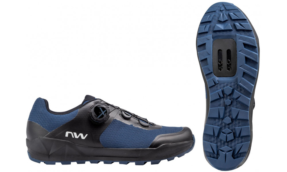 Велосипедная обувь Northwave Corsair 2 MTB AM deep blue-black - 1