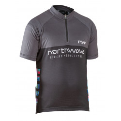 Jersey Northwave Force EVO Junior S/S black-radiant red