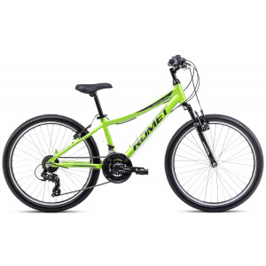 Велосипед Romet Rambler 24 2024 green-graphite