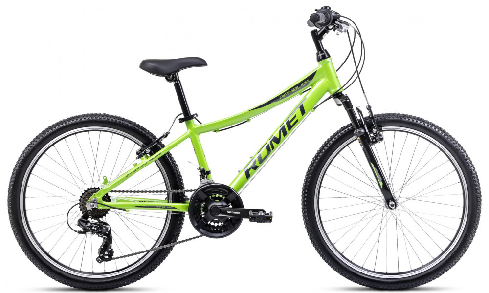 Bicycle Romet Rambler 24 2024 green-graphite 