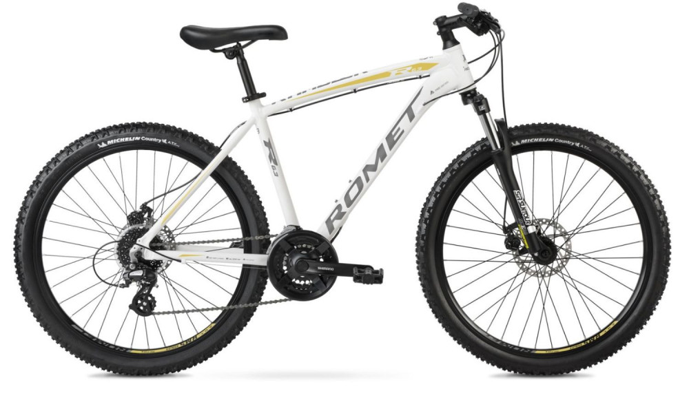 Bicycle Romet Rambler R6.3 2024 white-gold 