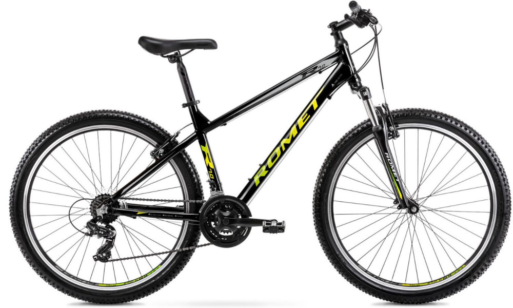 Bicycle Romet Rambler R7.0 LTD 2025 black-yellow-silver 