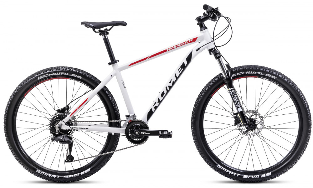 Bicycle Romet Rambler R7.2 CS 2024 white-red-black 