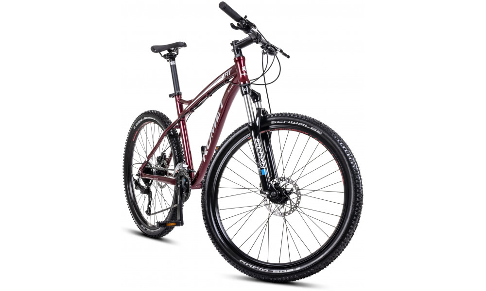 Bicycle Romet Rambler FIT 26 2024 bordo-silver - 1