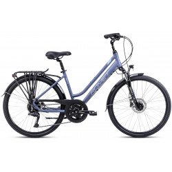 Bicycle Romet Gazela 26 3 CS 2024 dark blue-bright blue