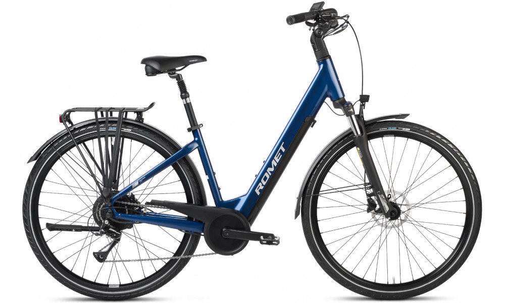 E-bike Romet e-Modeco URB 1.0 504WH 2024 dark blue-silver 