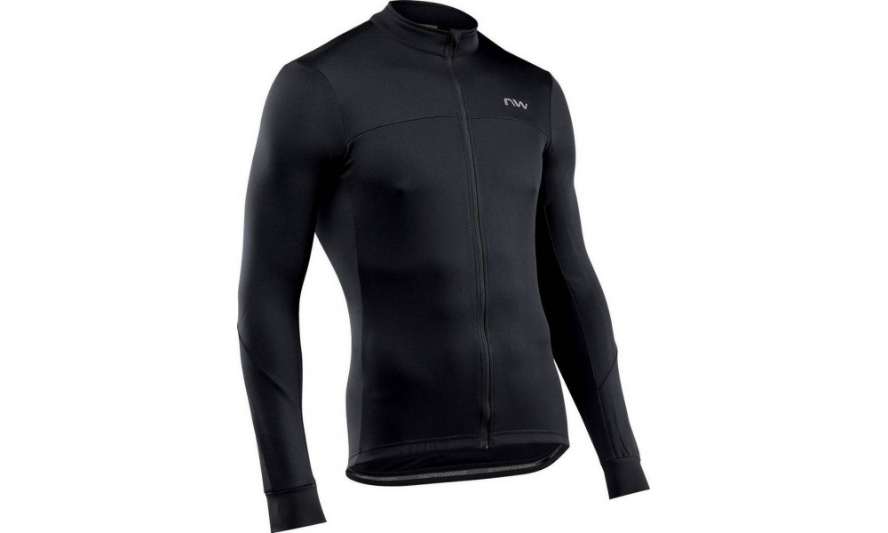 Jersey Northwave Force 2 L/S Full Zip black - 1