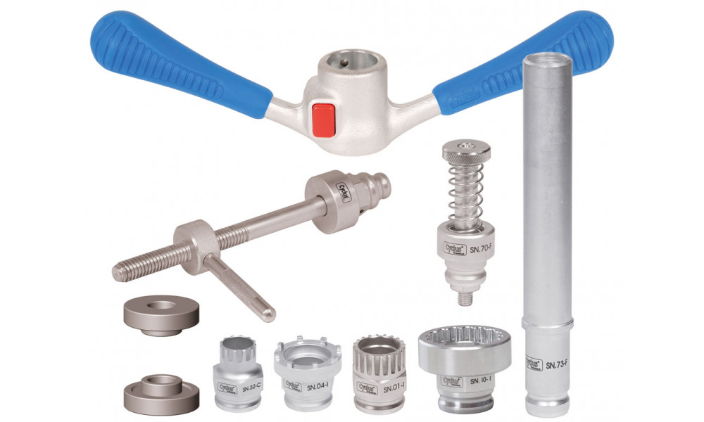 Комплект ключей Cyclus Tools Snap.In holder with selectable e-bike lockring options Shimano/Bosch/Yamaha/Brose/Baf 