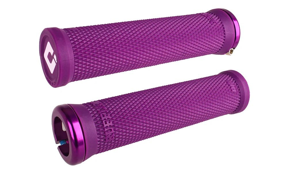 Grips ODI Ruffian v2.1 MTB 30mm OD Lock-on 135mm White/Purple 