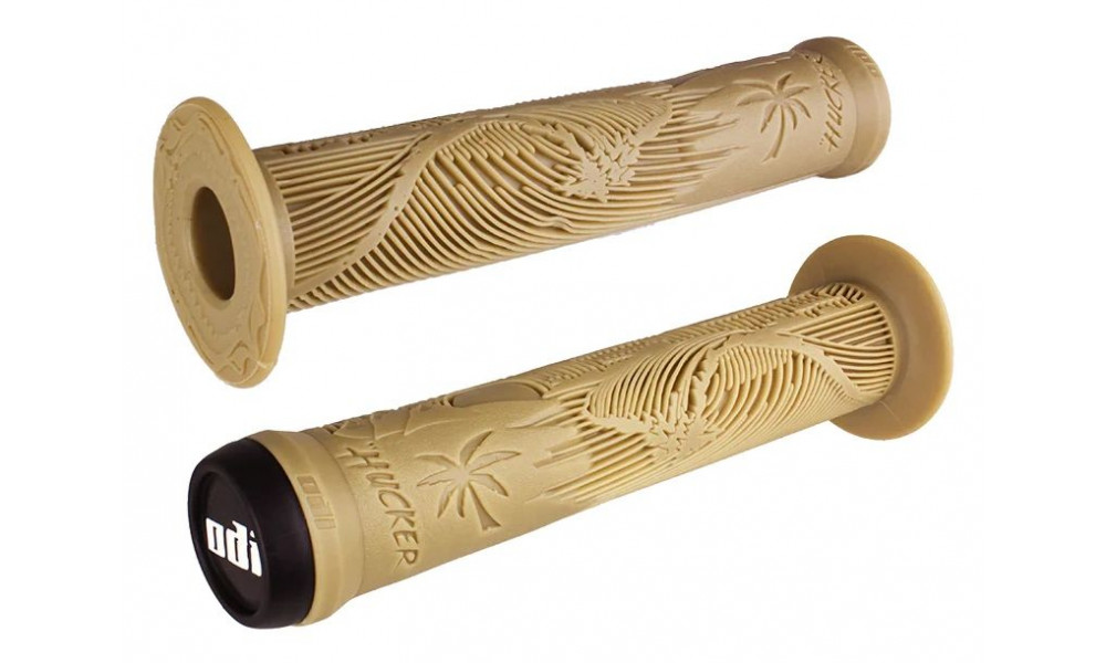 Grips ODI Hucker Signature 160mm w/Flange Sand 