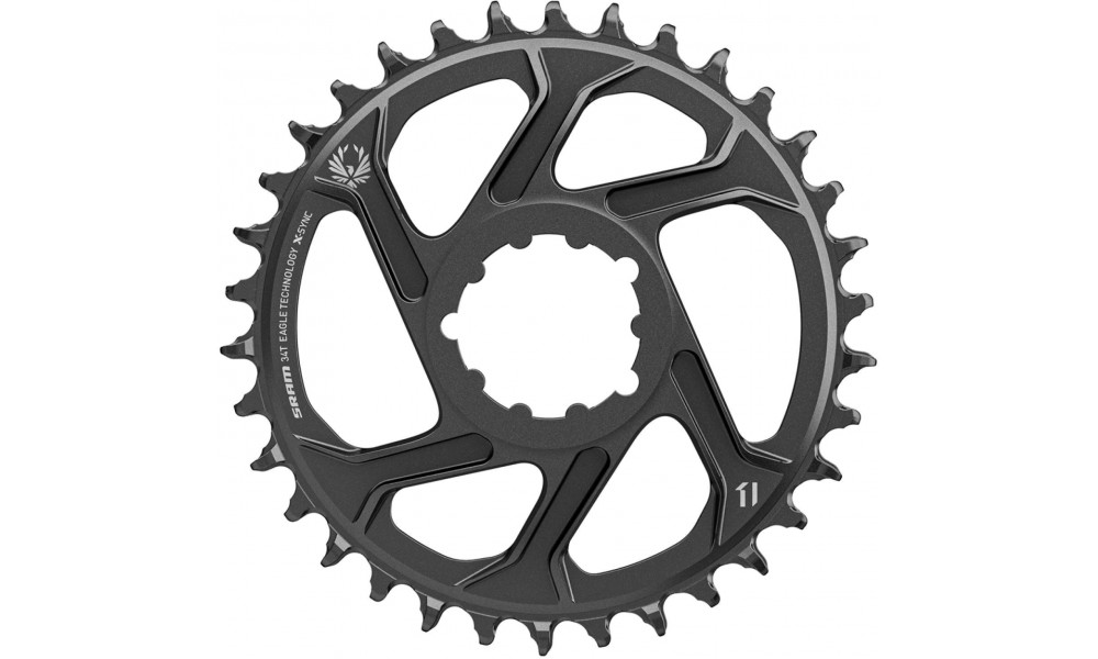 Chainring SRAM MTB Eagle X-Sync2 Direct Mount alu 11-speed 6mm offset 34T black 