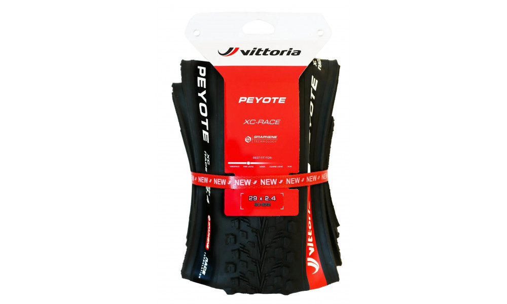 Шина 29" Vittoria Peyote XC Race G2.0 TLR Fold 29x2.40 / 60-622 black - 2