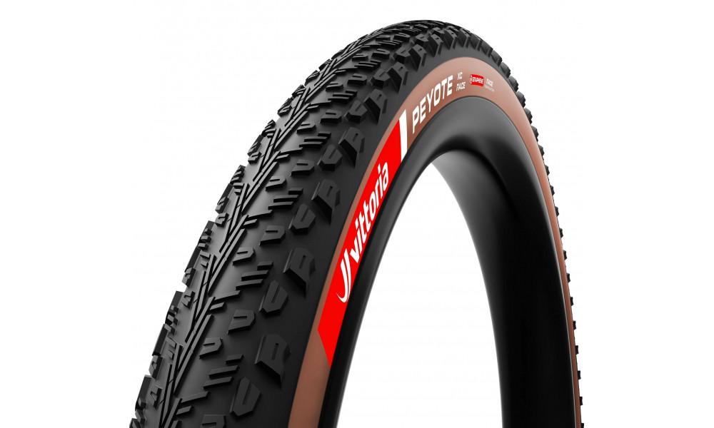 Tire 29" Vittoria Peyote XC Race G2.0 TLR Fold 29x2.40 / 60-622 brown-black - 1