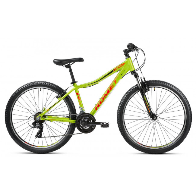 Велосипед Romet Rambler R6.0 JR 2024 lemon-black-red