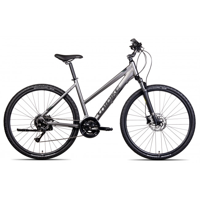 Велосипед Unibike Flash LDS 2024 graphite-17"