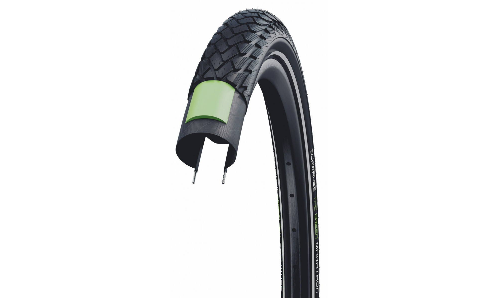 Шина 27.5" Schwalbe Marathon HS620, Perf Wired 55-584 / 27.5x2.15 Reflex - 3