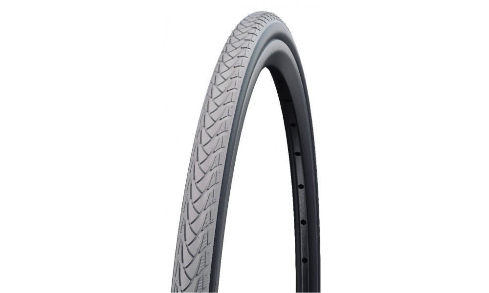 Шина 24" Schwalbe Marathon Plus HS440, Perf Wired 37-540 / 24x1 3/8 Grey-Black 