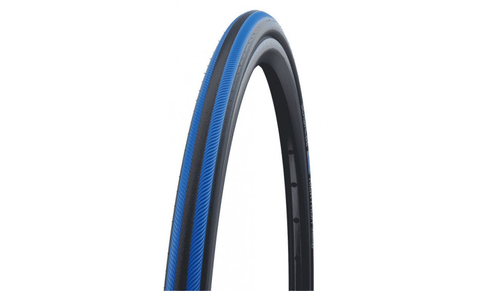 Шина 24" Schwalbe Rightrun HS387, Active Wired 25-540 / 24x1.00 Blue Stripes 