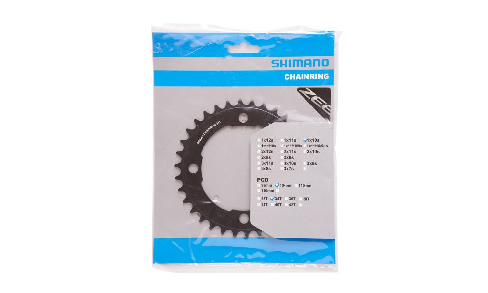 Chainring Shimano ZEE FC-M640 104mm 10-speed 