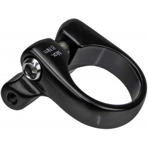 Seat post clamp Azimut + carrier clamp 31.8mm black