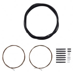 Shift cable and housing set Shimano OT-SP41 polymer-coated black