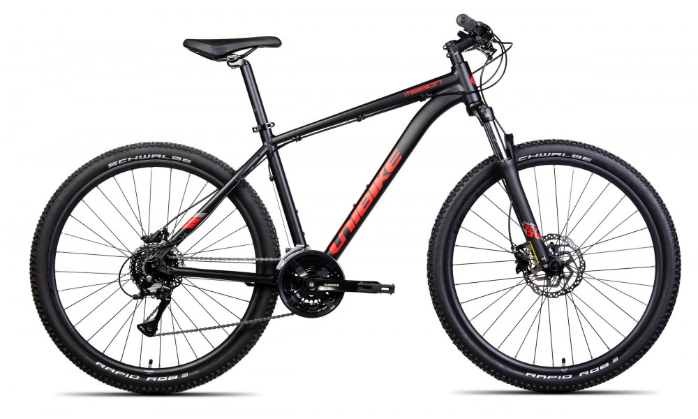 Āåėīńčļåä Unibike Mission 27.5 2024 black-16" 