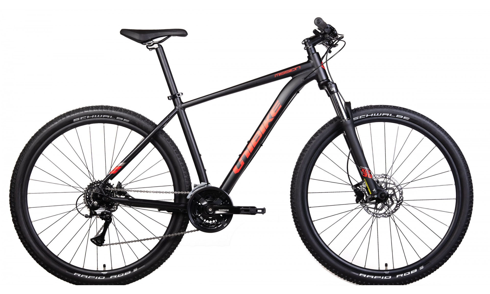 Āåėīńčļåä Unibike Mission 29 2024 black-17" 