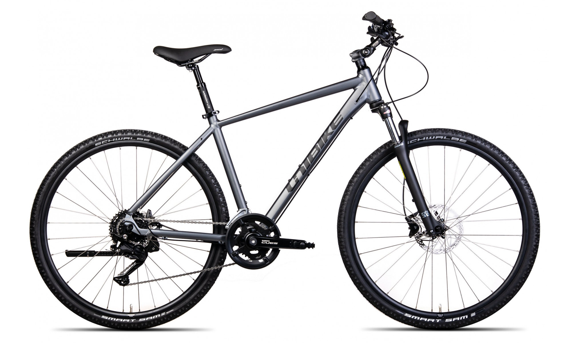 Велосипед Unibike Crossfire GTS 2024 graphite-17" 