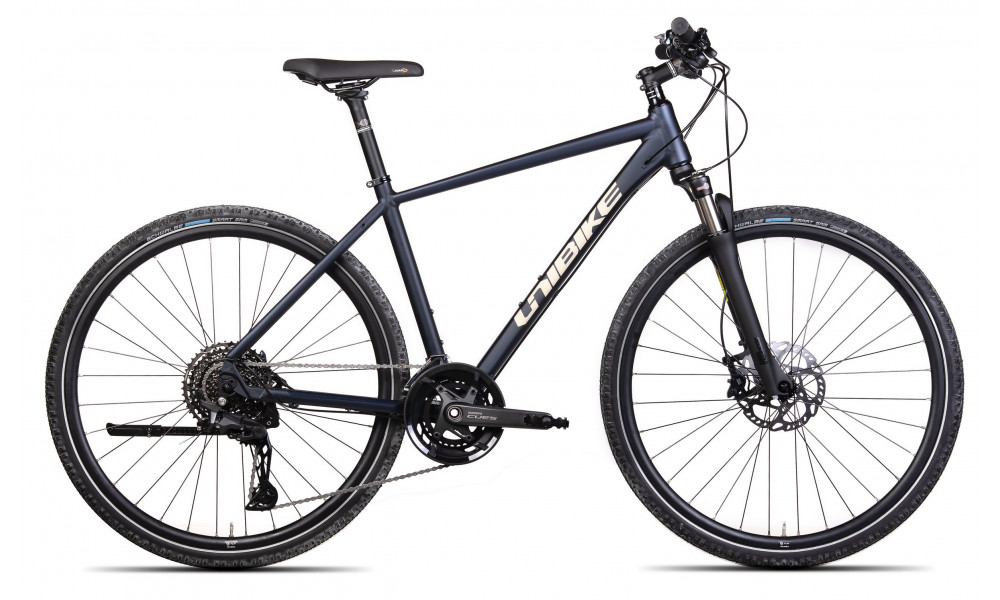 Велосипед Unibike Zethos 2024 dark blue-17" 