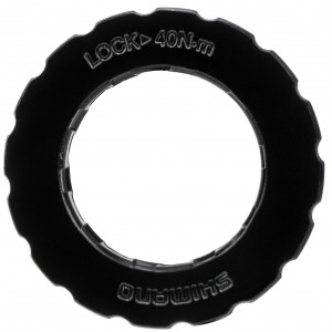 Disc brake rotor lock ring Shimano SM-RT30 with washer