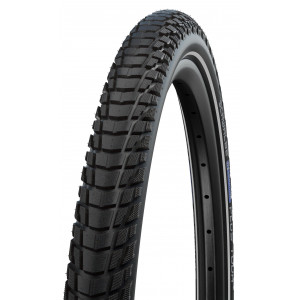 Шина 27.5" Schwalbe Marathon Plus Tour HS 619, Perf Wired 55-584 / 27.5x2.15 Addix E Black-Reflex