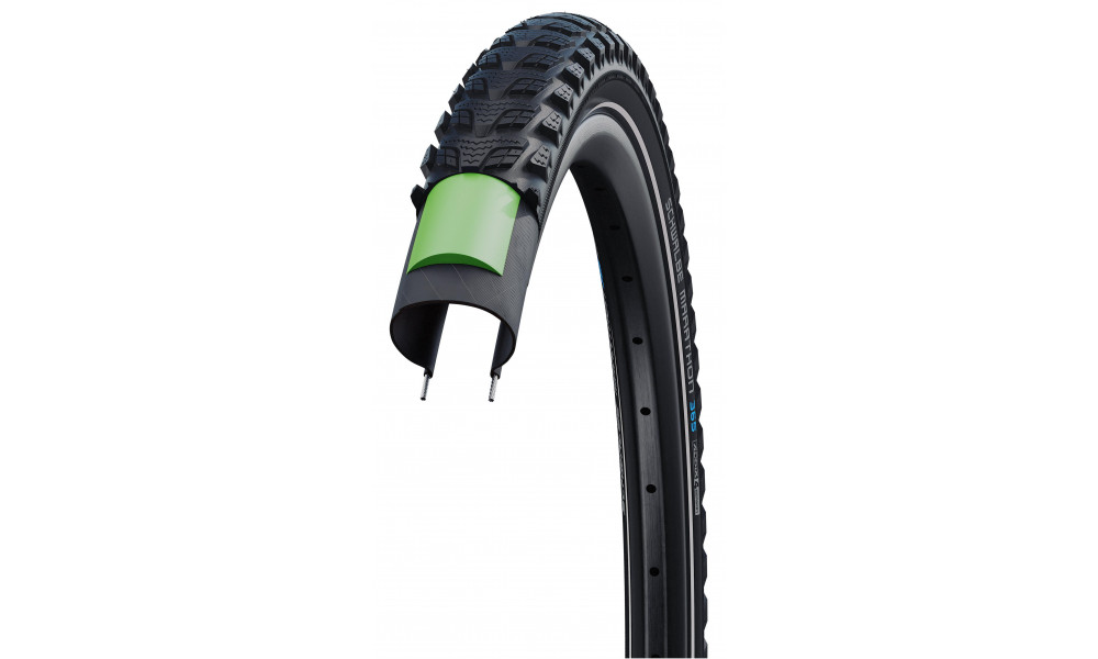 Шина 20" Schwalbe Marathon 365 HS 475, Perf Wired 40-406 / 20x1.50 Addix 4Season Black-Reflex - 2