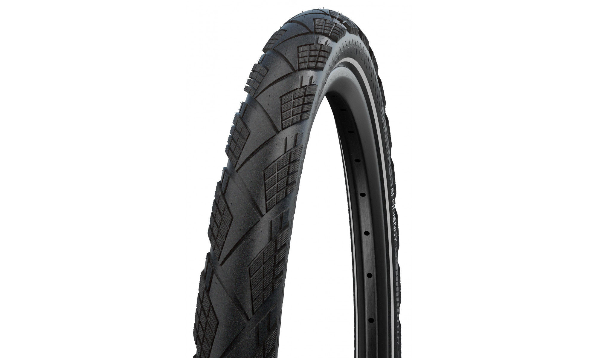 Шина 28" Schwalbe Marathon Efficiency HS 617, Evo Fold. 50-622 / 28x2.00 Super Race Addix Race Black-Reflex - 1